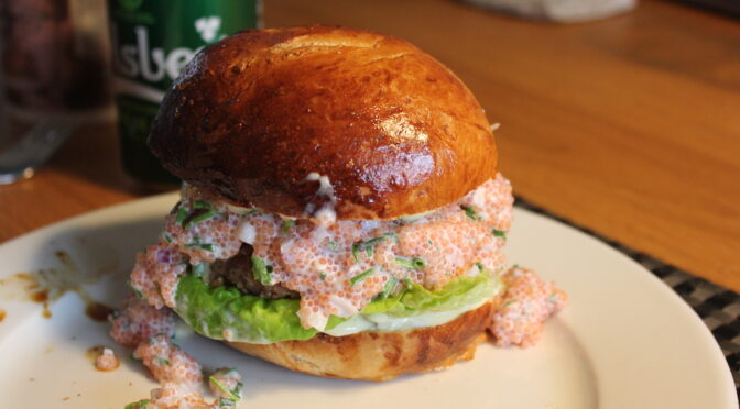 Delikatesse burger – #2 Lumpfish roe